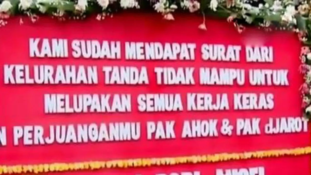 Bunga untuk Ahok