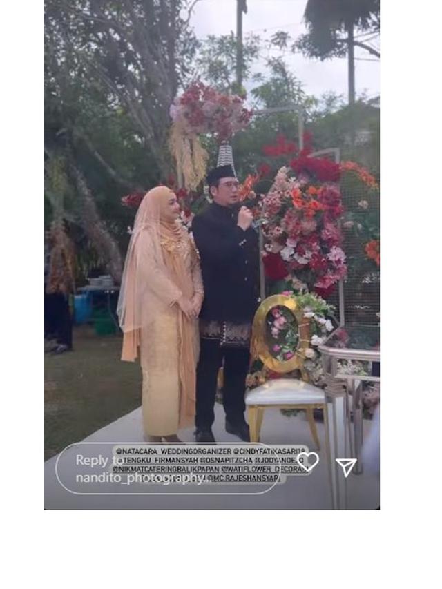 10 Momen Pernikahan Anataya Putri Tengku Firmansyah dan Cindy Fatikasari, Meriah