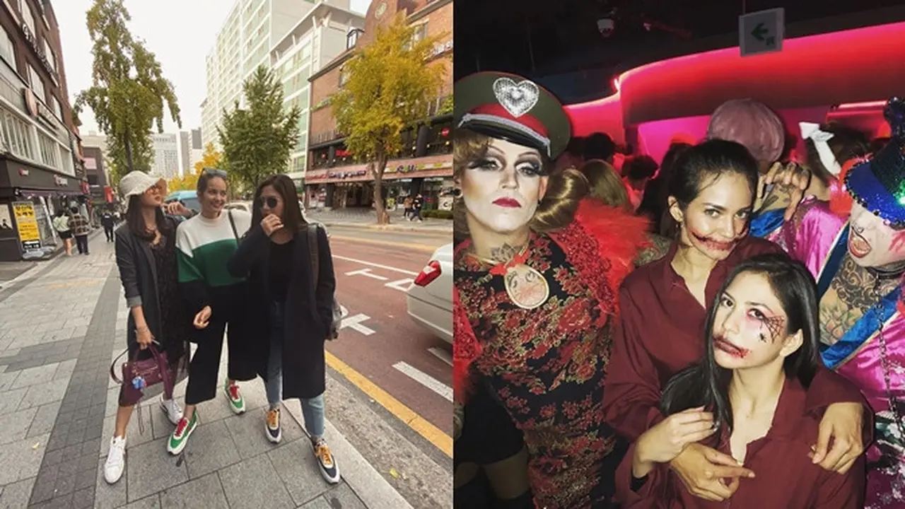 7 Momen Seru Liburan Jessica Mila dan Enzy Storia di Korea Selatan