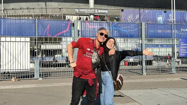 Lesti Kejora Temani Rizky Billar Nonton Bola di Paris, begini tampilannya, credit: @rizkybillar