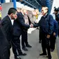 Presiden Jokowi tiba di Ukraina usai menempuh perjalanan panjang dengan kereta api dari Polandia. (Istimewa)