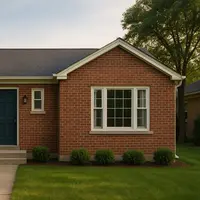 Model Rumah Minimalis Bergaya Retro (created by AI)