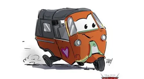 Saat Bajaj Khas Indonesia Digambar Jadi Karakter Film Cars Hasilnya Lifestyle Fimela Com