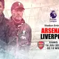 ARSENAL VS LIVERPOOL (Liputan6.com/Abdillah)