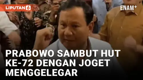 VIDEO: Masih Segar! Prabowo Berjoget Ria Saat Rayakan Ulang Tahun ke-72