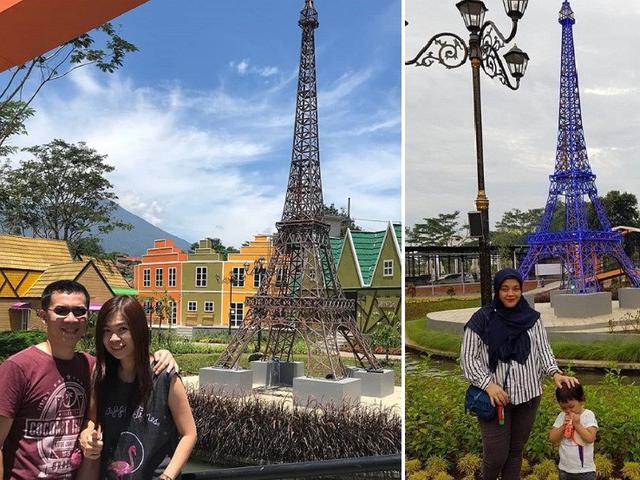 Ada Perkampungan Eropa Lengkap Dengan Menara Eiffel Di Bogor