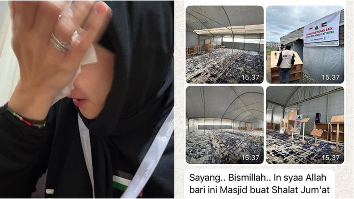 6 Potret Masjid Zaskia Adya Mecca di Gaza, Ada Kisah Haru di Balik Pembangunannya