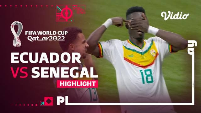 Berita video highlights Piala Dunia 2022, pertandingan antara Ekuador melawan Senegal pada laga terakhir Grup A Piala Dunia 2022 di Khalifa International Stadium, Selasa (29/11/2022) malam WIB.