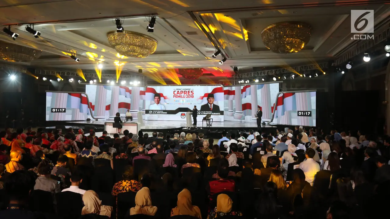Beda Gaya Jokowi dan Prabowo Saat Debat Keempat Pilpres 2019