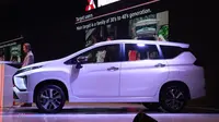 Penampakan dari samping Small MPV dari Mitsubishi.(Arief/Liputan6.com)