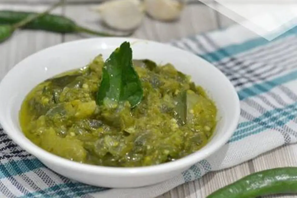 Sambal cabe ijo./Copyright cookpad.com/Dikta Karlina