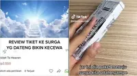 Pria Ini Beli 'Tiket ke Surga' dari Toko Online Rp2.000, Isinya Bikin Ketawa