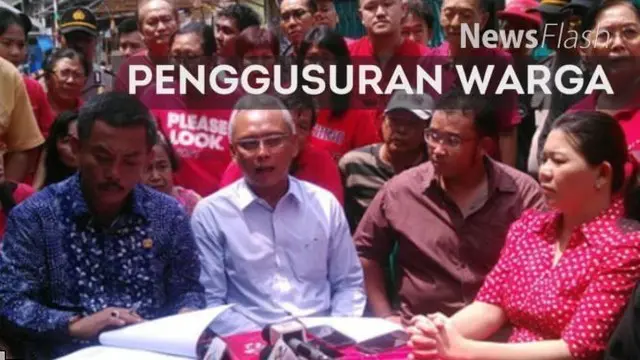  Ketua DPRD DKI Jakarta Prasetio Edi Marsudi mendatangi warga RW 02 Kelurahan Mangga Besar, Tamansari, Jakarta Barat. Ia sengaja mengunjungi warga yang akan digusur karena lahan tersebut telah dilelang ke pihak lain.