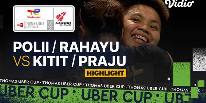 VIDEO Piala Uber 2020: Sementara Indonesia Vs Thailand 1-1 Berkat Greysia Polii / Apriyani Rahayu