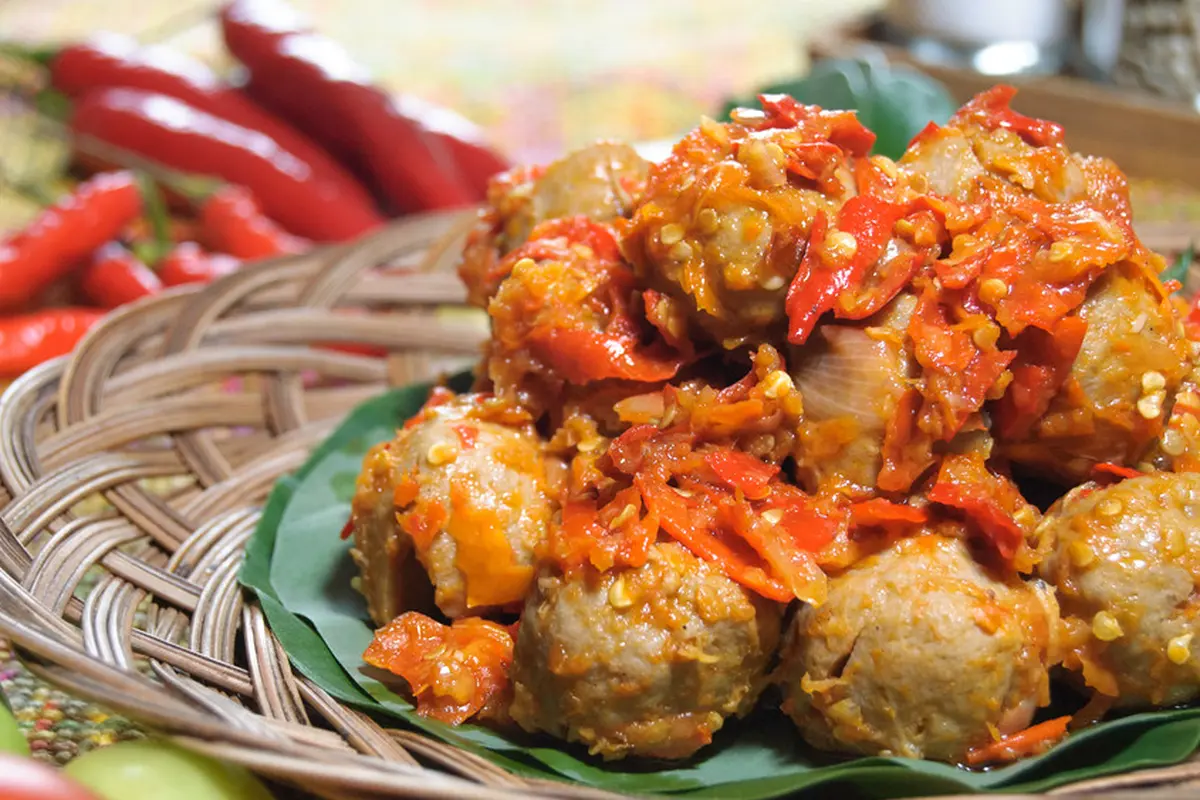 resep pentol pedas