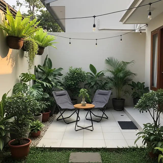 9 Ide Halaman Belakang Sempit Jadi Tempat Santai Multifungsi, Oasis Pribadi Lahan Sempit