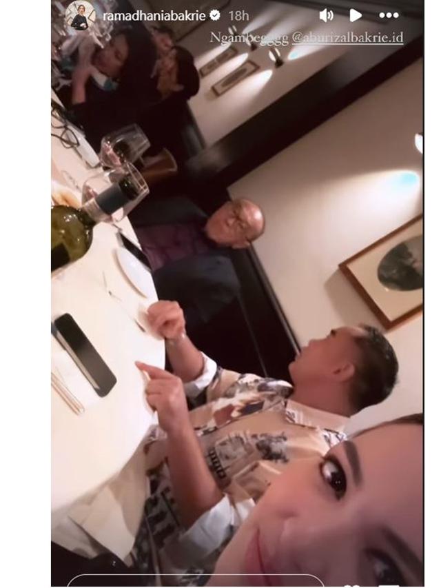 6 Potret Nia Ramadhani dan Ardi Bakrie di Milan, Liburan Bareng Aburizal Bakrie