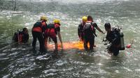 Dua remaja asal Kota Bandar Lampung tewas tenggelam saat berenang di Air Terjun Lubuk Law Pesawaran. Foto : (Istimewa).