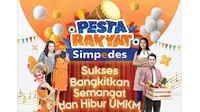 Pesta Rakyat Simpedes Bangkitkan Semangat Para Pelaku UMKM