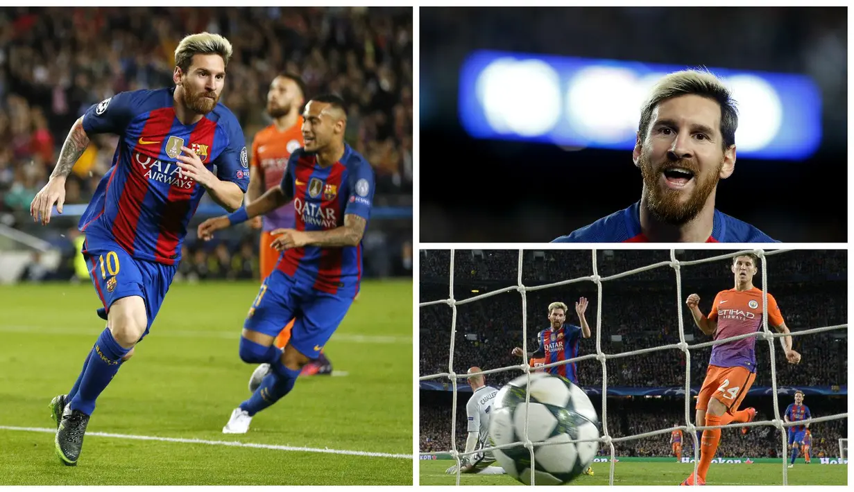 4 rekor hattrick Lionel Messi selama bermain di Barcelona. (AFP)