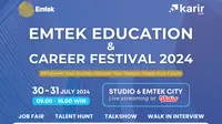 Emtek Education &amp; Career Festival 2024 akan digelar pada tanggal 30-31 Juli mendatang.