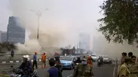 Kebakaran di Kolong Jembatan 66, Ruas Menteng-Kuningan Ditutup
