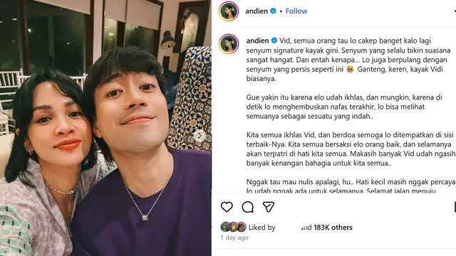 Andien dan Vidi Aldiano. (Foto: Instagram/@andien)