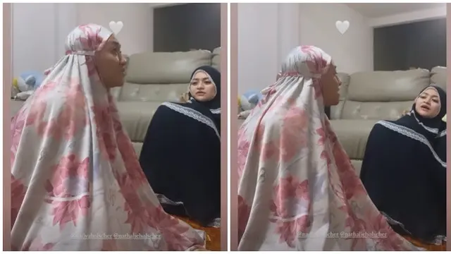 6 Momen Adik Nathalie Holscher Jadi Mualaf, Langsung Belajar Wudhu dan Sholat