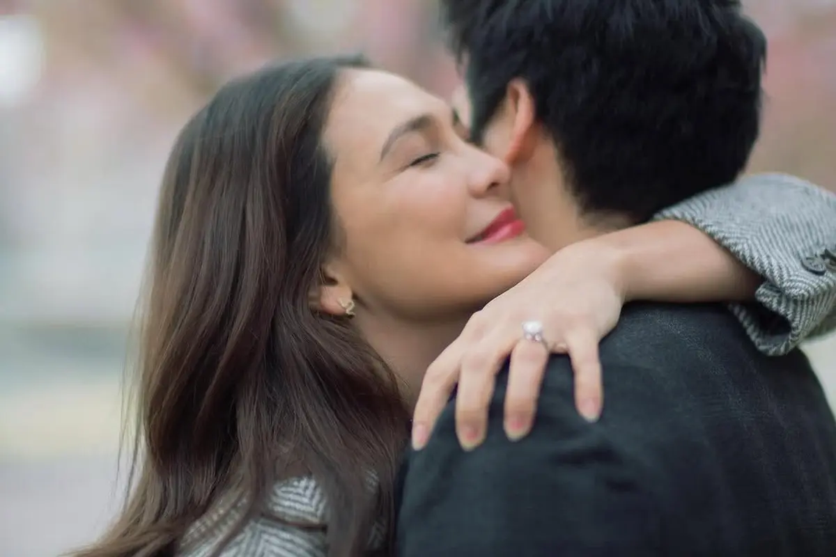 Luna Maya dan Maxime Bouttier. (Foto: Derai Studio dari Instagram @lunamaya)