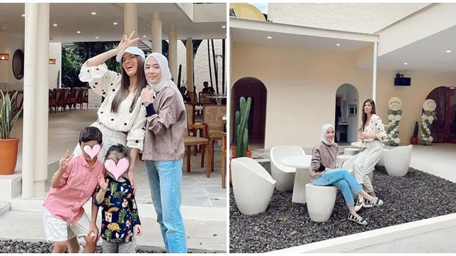 6 Potret Rekan Artis Kunjungi Kafe Baru Vebby Palwinta, Jadi Tempat Kumpul