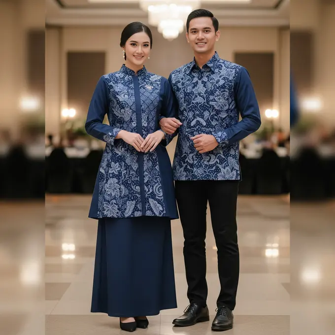 Model Atasan Batik Couple Sarimbit Terbaru