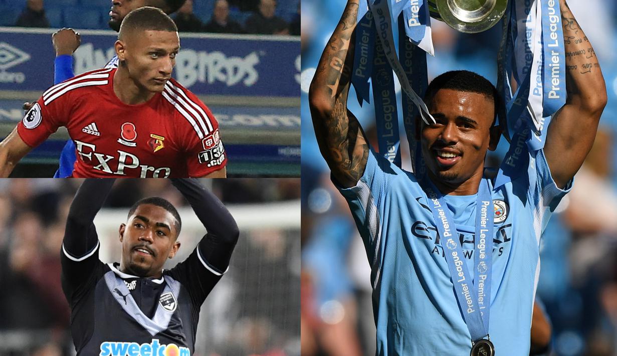 Brazil tak hentinya melahirkan banyak pesepak bola yang bertalenta. Terlebih pada musim ini pemain muda Brazil akan diramalkan akan bersinar di kompetisi eropa. (Kolase Foto AFP)