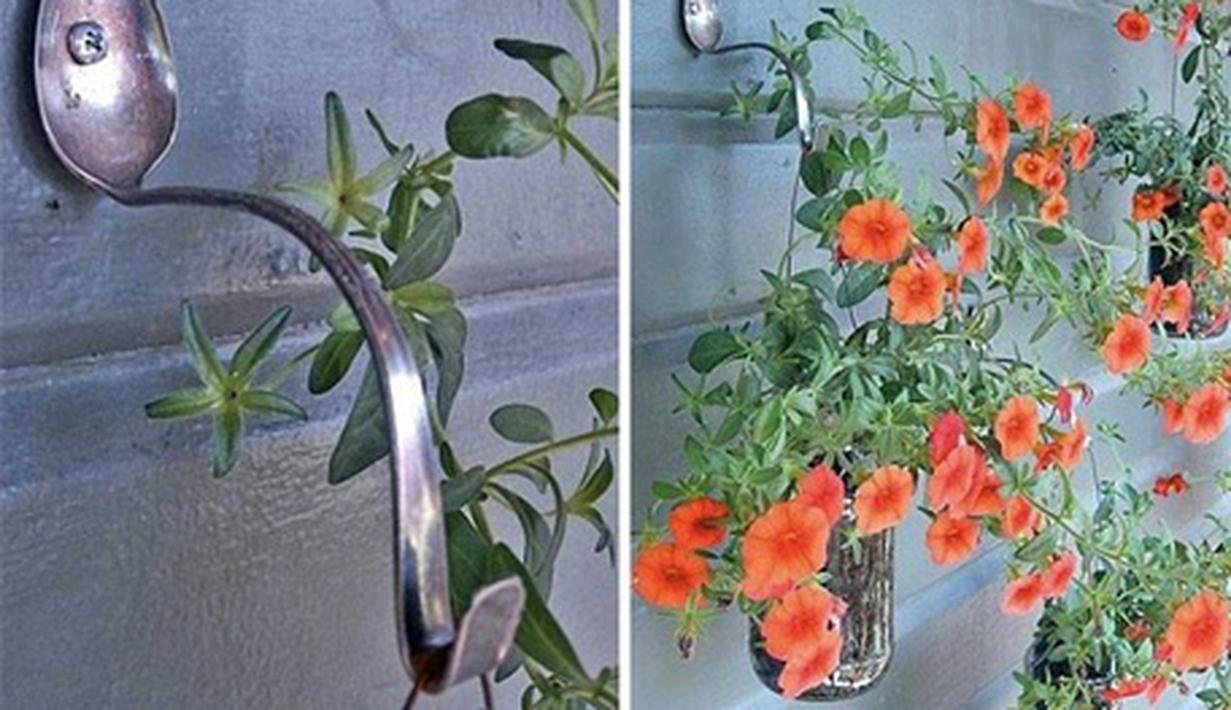  Hiasan  Cantik Dari  Peralatan Dapur  Bekas  Rumah Pun Makin 