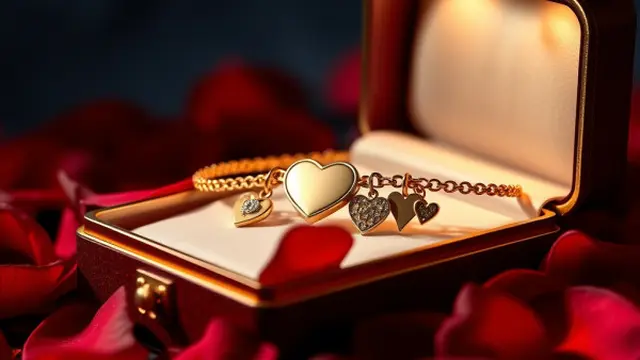 Diamond Bracelet Charm & Love