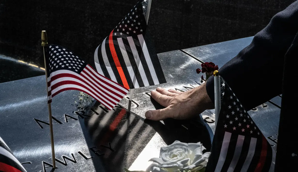 9 September menjadi catatan paling kelam dalam sejarah Amerika Serikat. (Stephanie Keith/Getty Images North America/Getty Images via AFP)