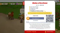 Belanja di Game FarmVille Kini Bisa Pakai Bitcoin