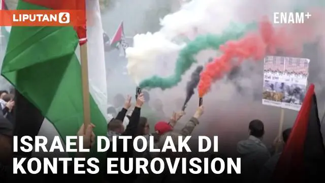 Ribuan demonstran pro-Palestina menggelar aksi di Stortorget, Malmo, menentang keikutsertaan Israel dalam kontes pop Eurovision. Mengibarkan bendera Palestina dan meneriakkan slogan, mereka menyerukan gencatan senjata dan memprotes keikutsertaan Isra...