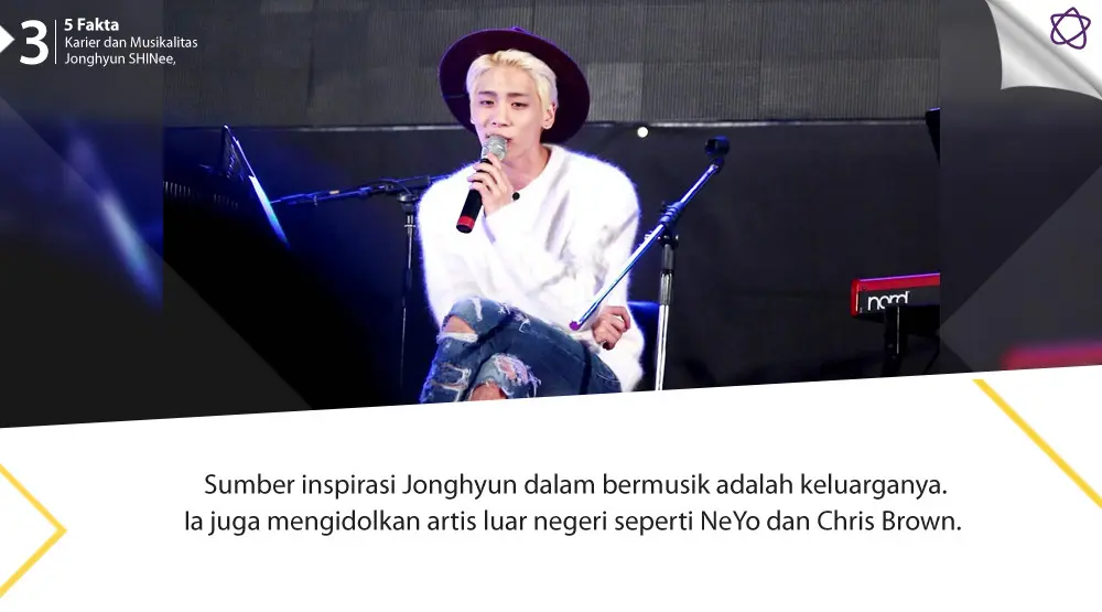 Fakta musikal Jonghyun SHINee (Nurman Abdul Hakim/Bintang.com)