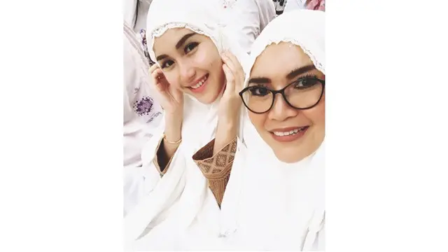 6 Momen Menarik Saat Ayu Ting Ting Rayakan Hari Raya Idul Adha