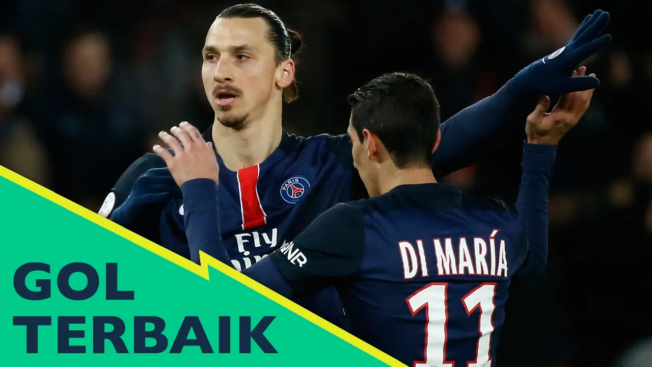 5 Gol Terbaik Ligue 1 Prancis, Gol Sekali Sentuhan Ibrahimovic 
