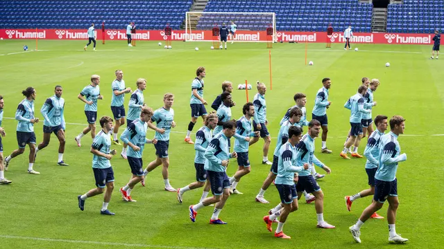 Tim Dinamit Denmark berlatih Jelang Euro 2024