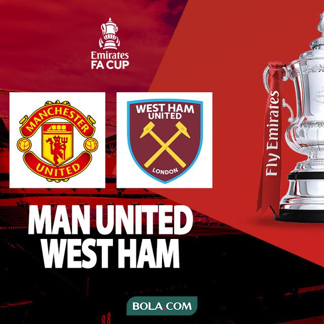 Piala FA - Man United vs West Ham