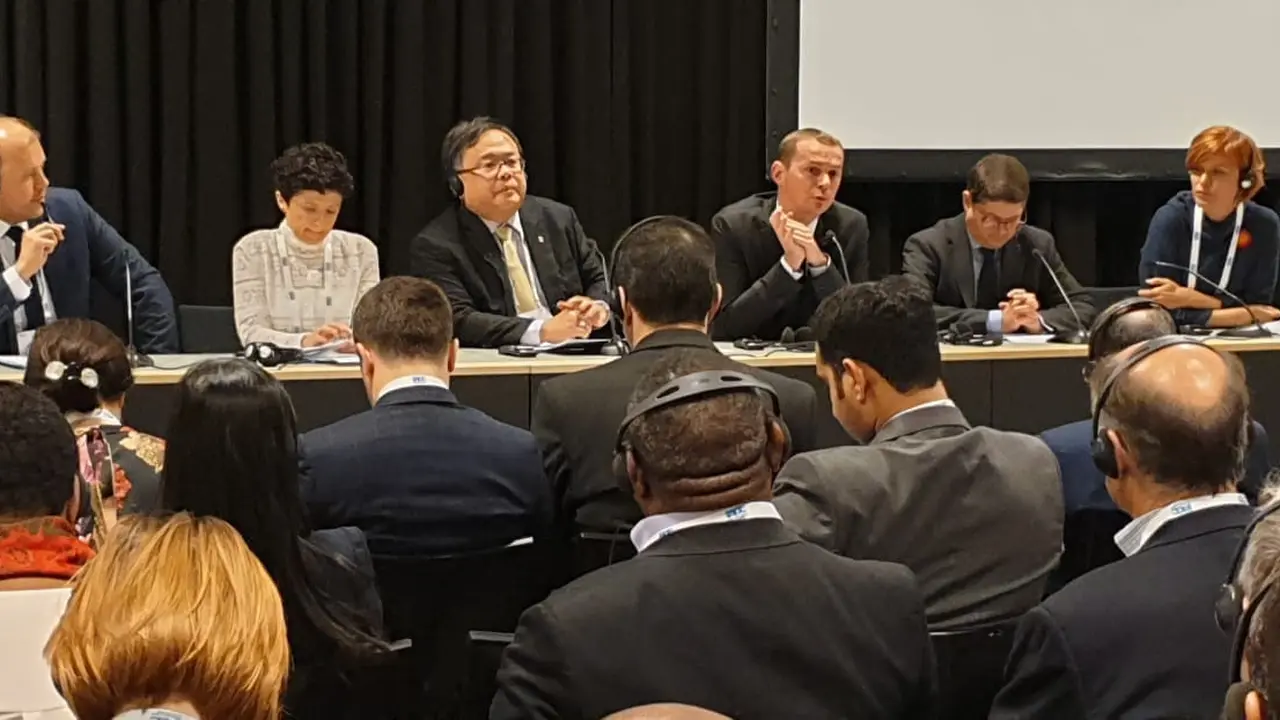 Menteri PPN Bambang Brodjonegoro menghadiri the 18th International Anti-Corruption Conference (IACC) yang berlangsung di Kopenhagen, Denmark pada Senin (22/10/2018). Dok Bappenas