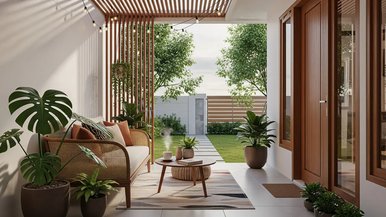 Desain Teras Kecil Tapi Modern