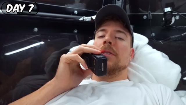 10 Potret MrBeast Dikubur Hidup-Hidup Selama 7 Hari, Sempat Putus Asa