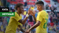 Apakah yang dikatakan oleh Neymar kepada Roberto Firmino usai mencetak gol kemenangan Liverpool?