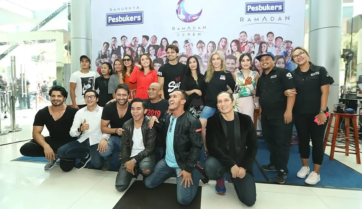 Program Sahurnya Pesbukers kembali hadir mulai bulan Ramadan 1439 H untuk menemani ibadah puasa pemirsa  setiap hari pukul 02.00 WIB dan waktu berbuka puasa melalui Program Pesbukers Ramadan mulai pukul 16.30 WIB. (Bambang E.Ros/Bintang.com)