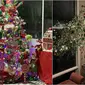 Kreasi pohon Natal tanpa memakai tumbuhan cemara, unik dan tetap estetik. (Sumber: reddit/-PinkOnWednesday-/Trentglass)