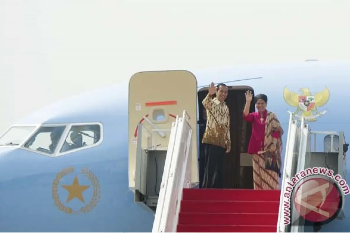Jokowi dan istri, Iriana Widodo.