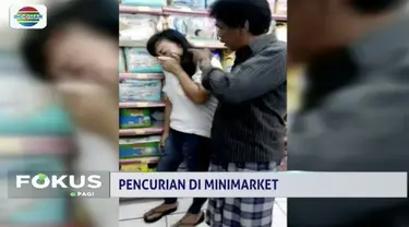 Wanita ini menangis lantaran tertangkap setelah aksinya mengutil di sebuah minimarket di Jakarta terekam CCTV. Ia beraksi bersama seorang pria dan anak perempuan, sayangnya, keduanya berhasil kabur.